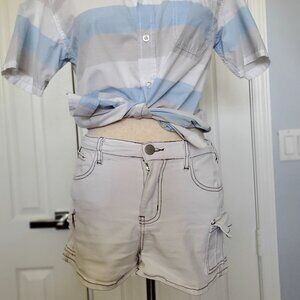 Cargo Shorts White and Khaki Bundle